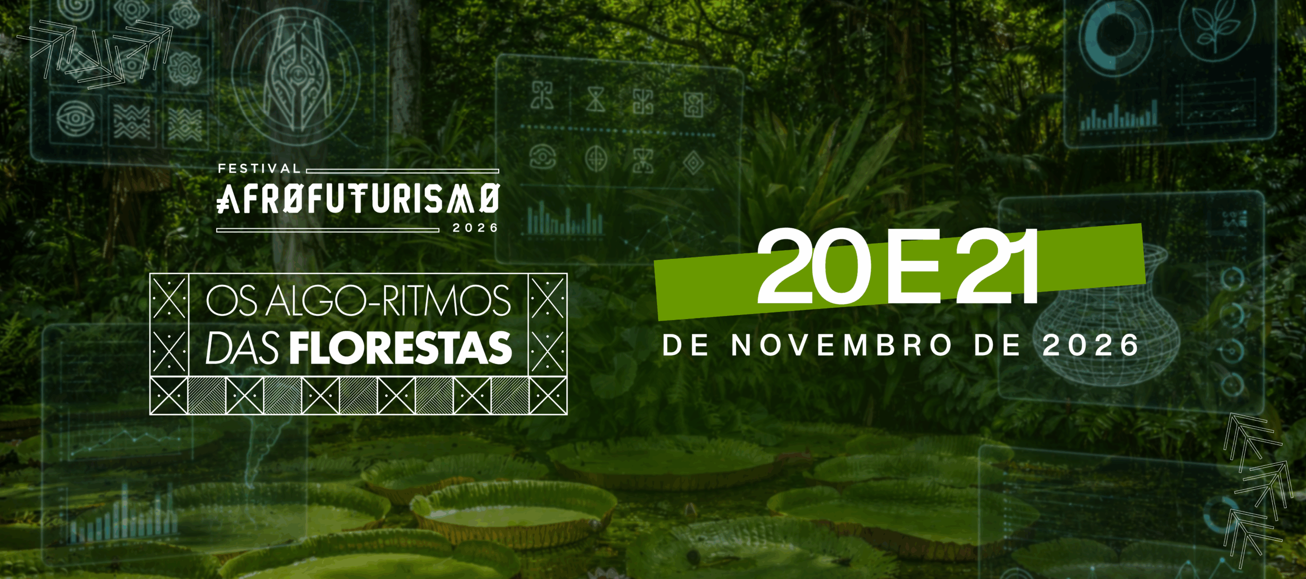 Com o tema  “Os Algo-Ritmos das Florestas”  Festival Afrofuturismo 2026 celebra tecnologia ancestral dos biomas brasileiros